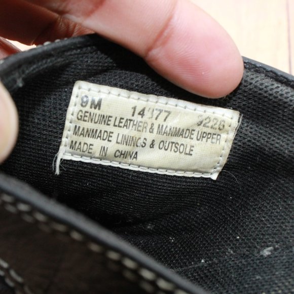 Timberland Black Leather Slip On Wedge Mules Clogs Shoes Size 9 Medium - Picture 8 of 10